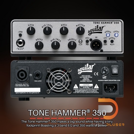 Aguilar Tone Hammer 350 Bass Amp Head